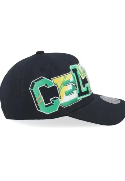 Boné Snapback Mitchell & Ness Black Celtics Hyper Type Pro