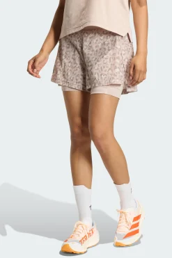 Calções 2 Em 1 Com Estampado Terrex Xploric adidas