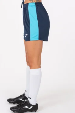 Calções Joma Maxi Azul Marinho Azul-turquesa Fluorescente