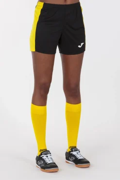 Calções Joma Maxi Preto Amarelo