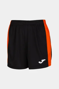 Calções Joma Maxi Preto Laranja