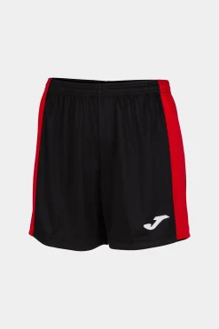 Calções Joma Maxi Preto Vermelho