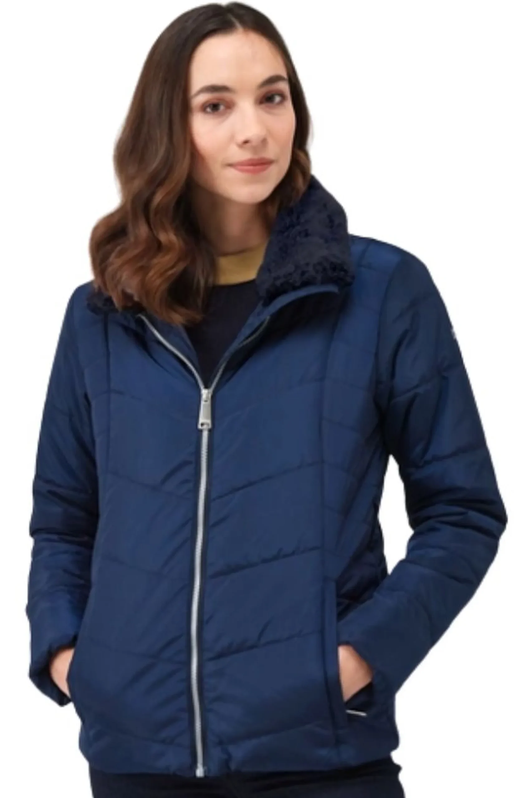 Casaco Acolchoado Sintético Mulher Regatta Wildrose. Azul Marinho
