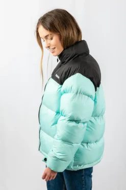 Casaco Après-ski Acolchoado Ecoon Lisboa Short Turquesa/preto