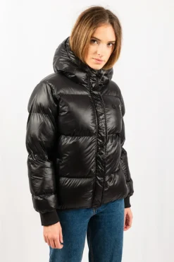 Casaco Après-ski Acolchoado Ecoon Monaco Short Preto