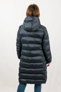 Casaco Après-ski Acolchoado Ecoon Berlin Long Azul