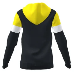 Casaco Com Capuz Joma Crew IV Preto Amarelo Branco
