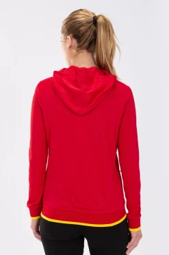 Casaco Com Capuz Joma Supernova II Vermelho Amarelo