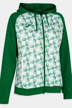 Casaco Com Capuz Joma Supernova III Verde Branco
