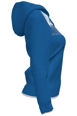 Casaco Com Capuz Joma Supernova II Azul Royal Branco