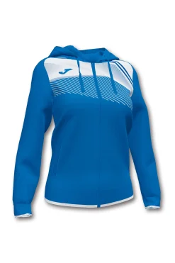 Casaco Com Capuz Joma Supernova II Azul Royal Branco