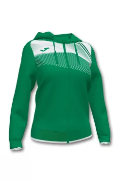 Casaco Com Capuz Joma Supernova II Verde Branco