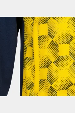 Casaco Com Capuz Joma Supernova III Azul Marinho Amarelo