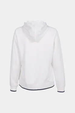 Casaco Com Capuz Joma Supernova III Branco Azul Marinho