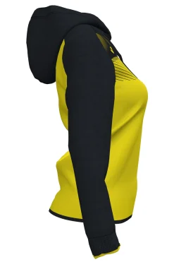 Casaco Com Capuz Joma Supernova II Amarelo Preto