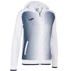 Casaco Com Capuz Joma Supernova Branco Azul Marinho