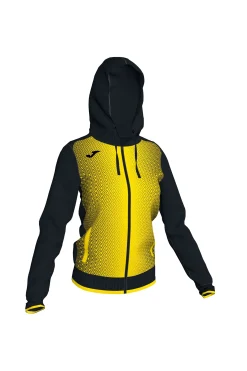 Casaco Com Capuz Joma Supernova Preto Amarelo