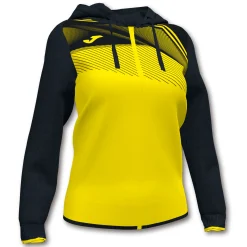 Casaco Com Capuz Joma Supernova II Amarelo Preto