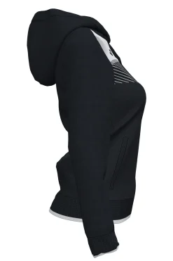 Casaco Com Capuz Joma Supernova II Preto Branco