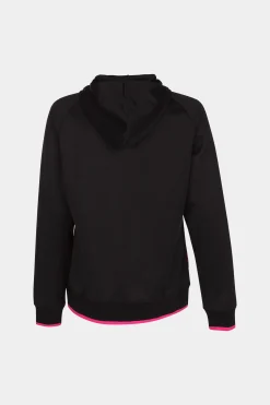 Casaco Com Capuz Joma Supernova III Preto Rosa Fluorescente