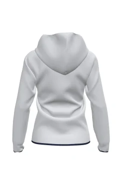 Casaco Com Capuz Joma Supernova II Branco Azul Marinho