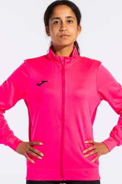 Casaco Winner II Rosa Fluorescente Joma