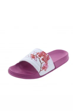 Chinelos Mulher Kappa Noles 7. Branco/rosa.