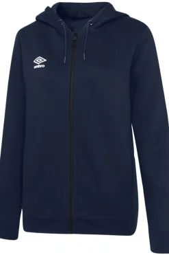 Clube De /ladies Lazer Full Zip Hoodie Umbro Club Leisure