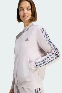 Fato De Treino Com 3 Riscas Padrão Leopardo adidas