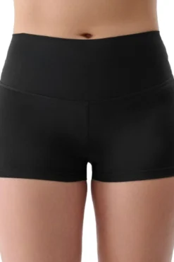 Leggings Curtas De Mulher Para Gimnasia 4f Tfshf392. Preto