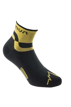 Meias De Corrida De Trilho - Preto/amarelo La Sportiva