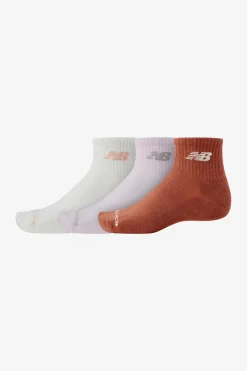 Meias New Balance Everyday Ankle 3 Tijolo (3 Pares)