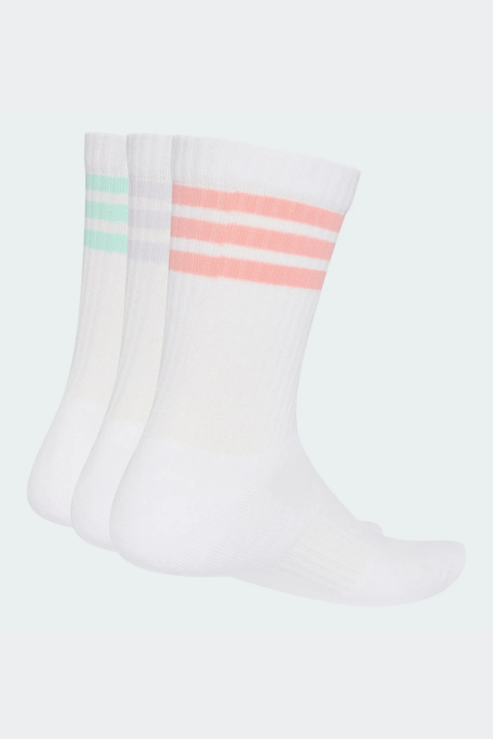 Meias 3-stripes Cushioned Crew – Embalagem De 3 Pares adidas