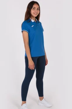 Pólo M/c Joma Championship VI Azul Royal Branco