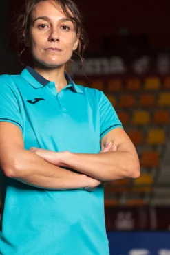 Pólo M/c Joma Championship VI Azul-turquesa Fluorescente Azul Marinho