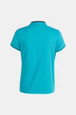 Pólo M/c Joma Championship VI Azul-turquesa Fluorescente Azul Marinho