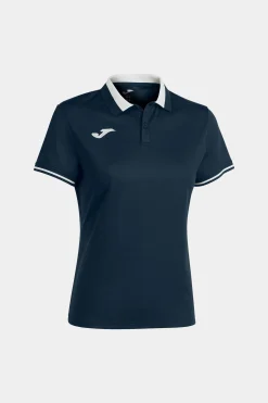 Pólo M/c Joma Championship VI Azul Marinho Branco
