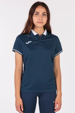 Pólo M/c Joma Championship VI Azul Marinho Branco