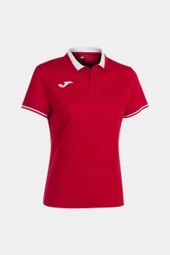 Pólo M/c Joma Championship VI Vermelho Branco