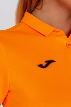 Pólo M/c Joma Hobby Laranja Fluorescente