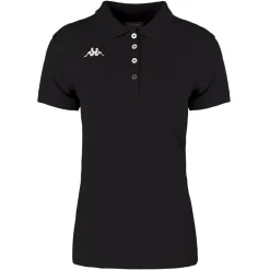 Polo Kappa Menata Preto Para Mulher
