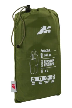 Poncho De Chuva Verde Xl.