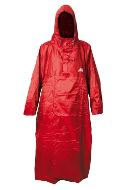 Poncho De Chuva Vermelho Xs.