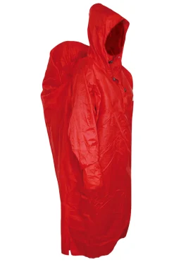 Poncho De Chuva Vermelho Xs.