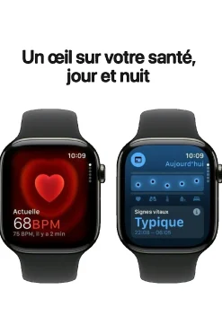 Relógio Inteligente Apple Watch Series 10 Em Titânio Com Ecrã Retina Oled