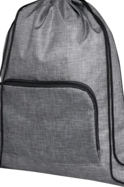 Saco De Cordão De Cinzas Dobrável Reciclado Bullet Ash