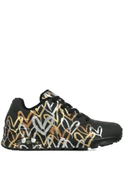Sapatilhas Skechers Uno Metallic Love
