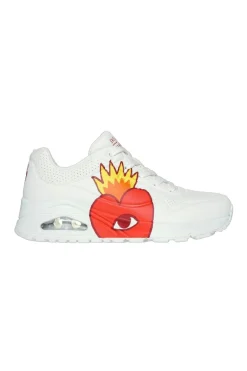 Skechers Uno Flaming Heart
