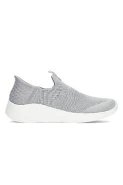 Skechers Women's Walking Shoes Ultra Flex 3.0 Slip-ins. Cinzento