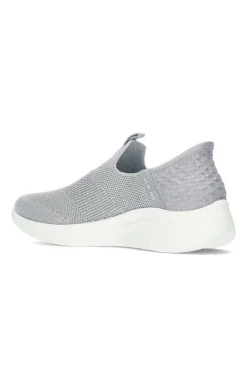 Skechers Women's Walking Shoes Ultra Flex 3.0 Slip-ins. Cinzento